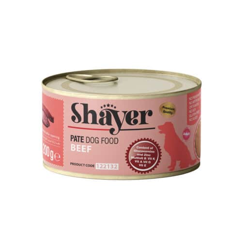 Shayer Dog Canned food Beef Pate 200g 510x510 1