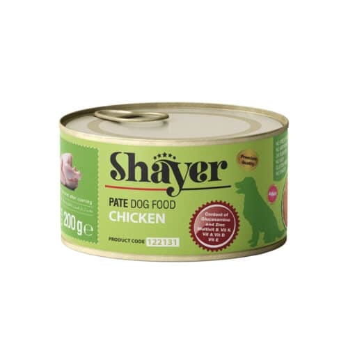 Shayer Dog Canned food Chicken Pate 200g 510x510 1